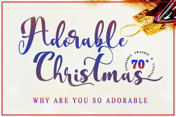 Adorable Christmas: A Script Font for Seasonal Branding