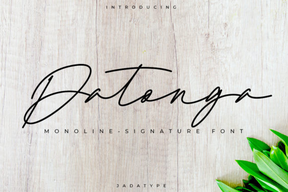 Boost Your Brand with Datonga: The Perfect Script Font for Small Businesses