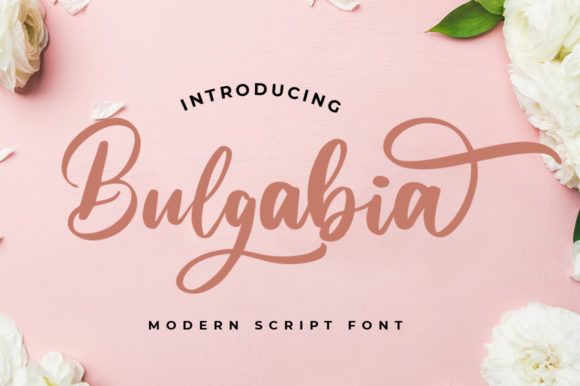 Bulgabia: A Script Font for Editorial Elegance