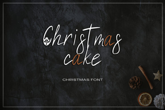Christmas Cake: A Script Font for Campaign Creativity