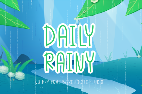 Daily Rainy: A Quirky Script Font for Editorial Design