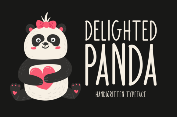 Delighted Panda: A Handwritten Font for Editorial Grace