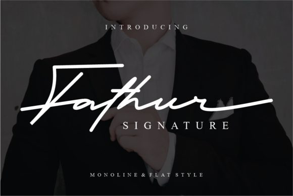 Fathur: A Handwritten Font That Breathes Life Into Branding