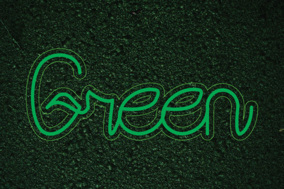 Green: A Handwritten Font for Creative Crafters