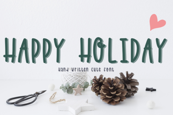 Happy Holiday: A Warm Script Font for Branding and Design