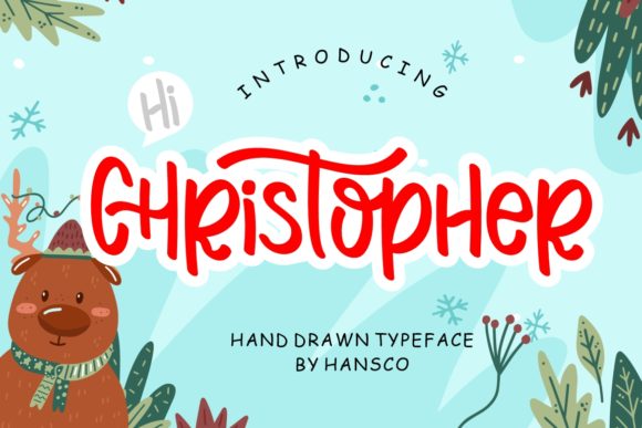 Hi Christopher: A Handwritten Font for Digital Design