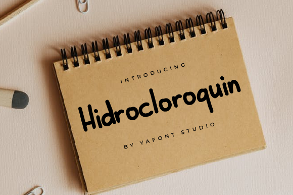 Hidrocloroquin: A Handwritten Font for Editorial Expression