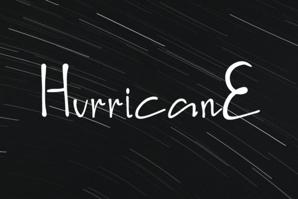 Hurricane Font: A Delicate Script for Handmade Crafters