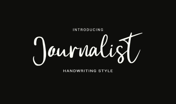 Journalist: A Handwritten Font for Creative Branding