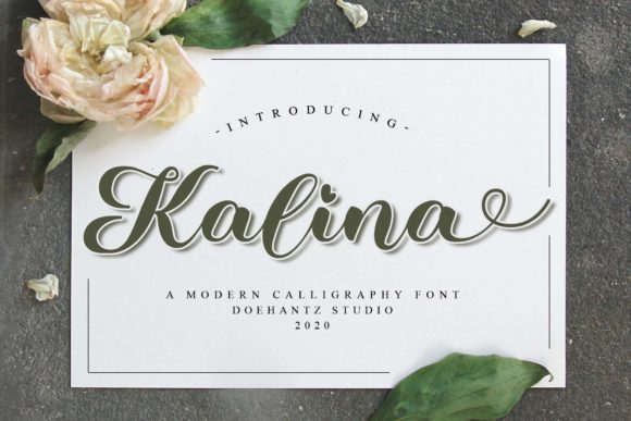 Kalina: A Script Font That Breathes Life Into Your Creations
