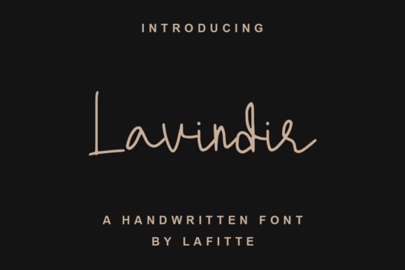 Lavindir: A Delicate Script for Branding Magic