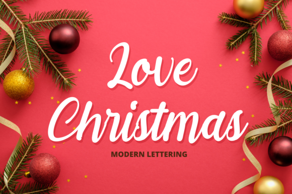 Love Christmas: A Versatile Handwritten Font for Creative Branding