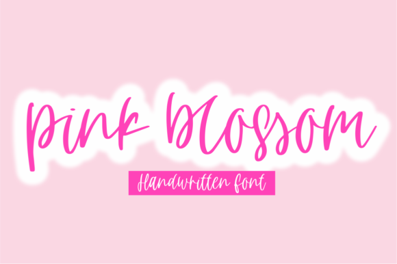 Pink Blossom: A Script Font for Elegant Web Design