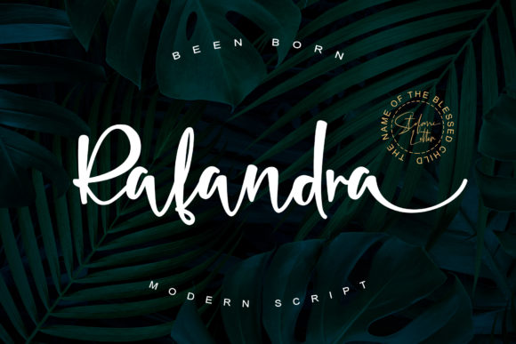 Rafandra: The Handwritten Font That Elevates Your Brand