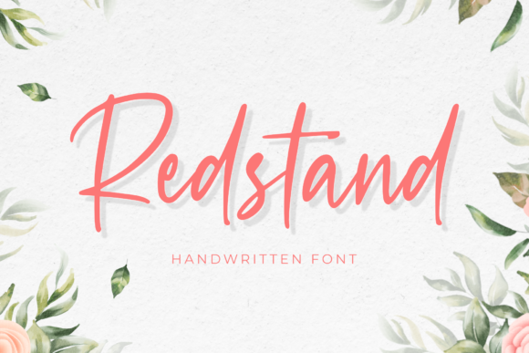 Redstand: A Script Font That Elevates Digital Branding